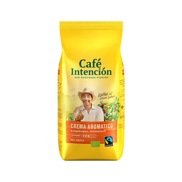 Café 100% Arabica bio Fair trade Intencion grains